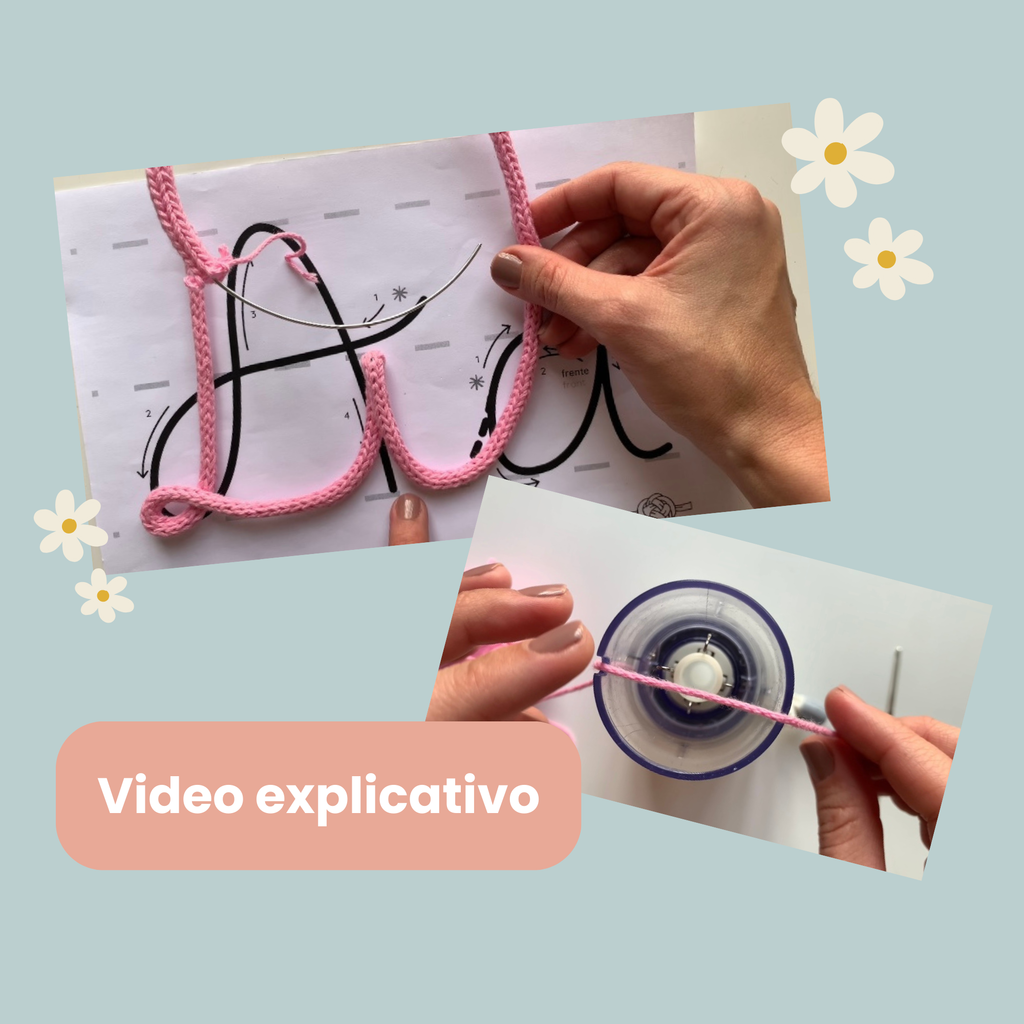 Curso Básico de Icord/Tricotin/Descarga digital/ incluye 2 videos