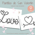 Plantillas San Valentín para tricotin (pdf descargable)