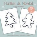 Plantillas navideñas para tricotin (pdf descargable)